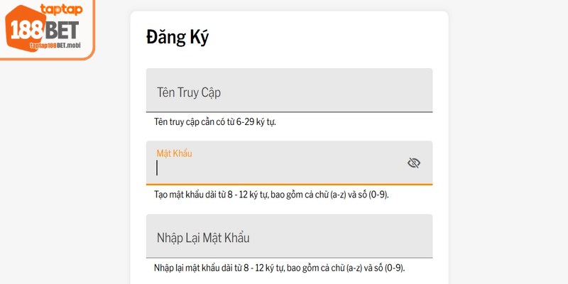 Để quá trình đăng ký 188BET diễn ra suôn sẻ, bạn nên chuẩn bị kỹ thông tin