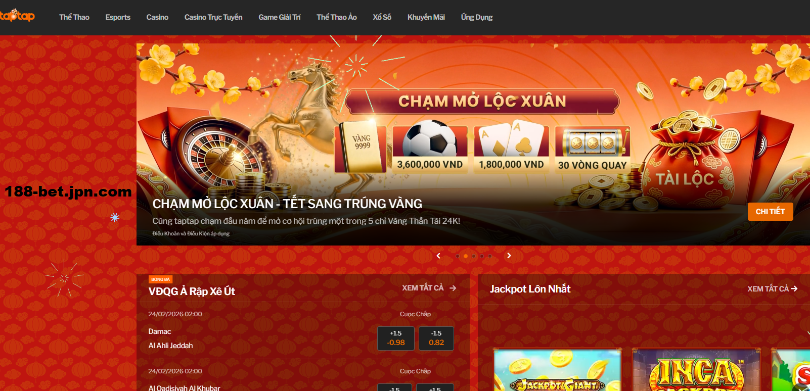 Thương hiệu cá cược hàng đầu 188bet